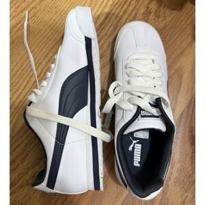Puma Roma Trainer White / Navy Basic Sneaker Size 6.5